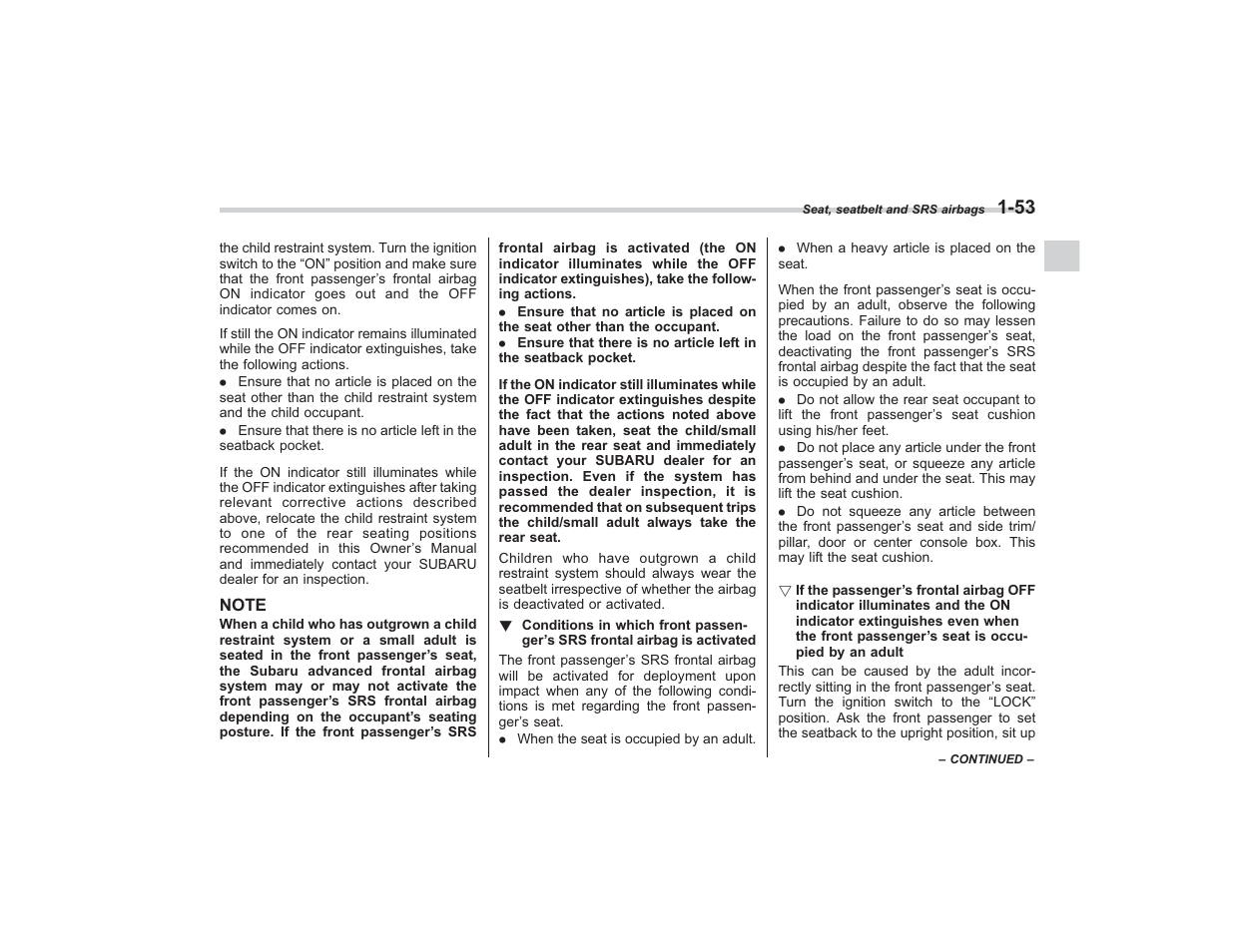Subaru 2008 TRIBECA User Manual | Page 77 / 409