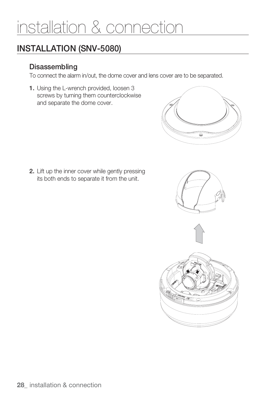 Installation & connection | Sharp SND-5080 User Manual | Page 28 / 101