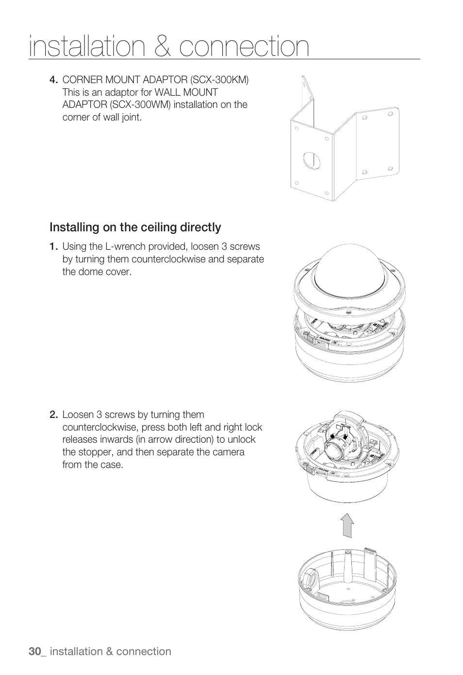 Installation & connection | Sharp SND-5080 User Manual | Page 30 / 101