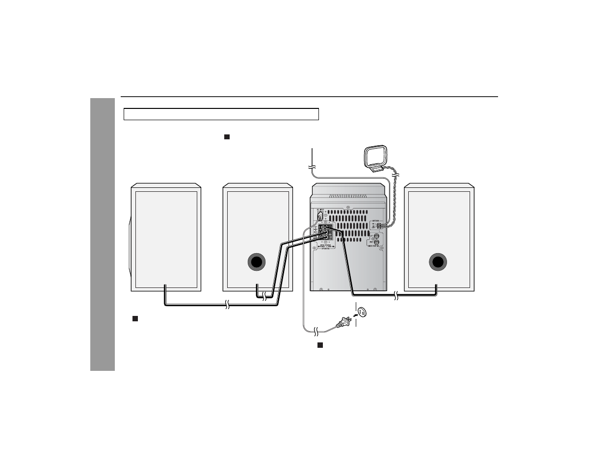 System connections | Sharp XL-ES50 User Manual | Page 10 / 31