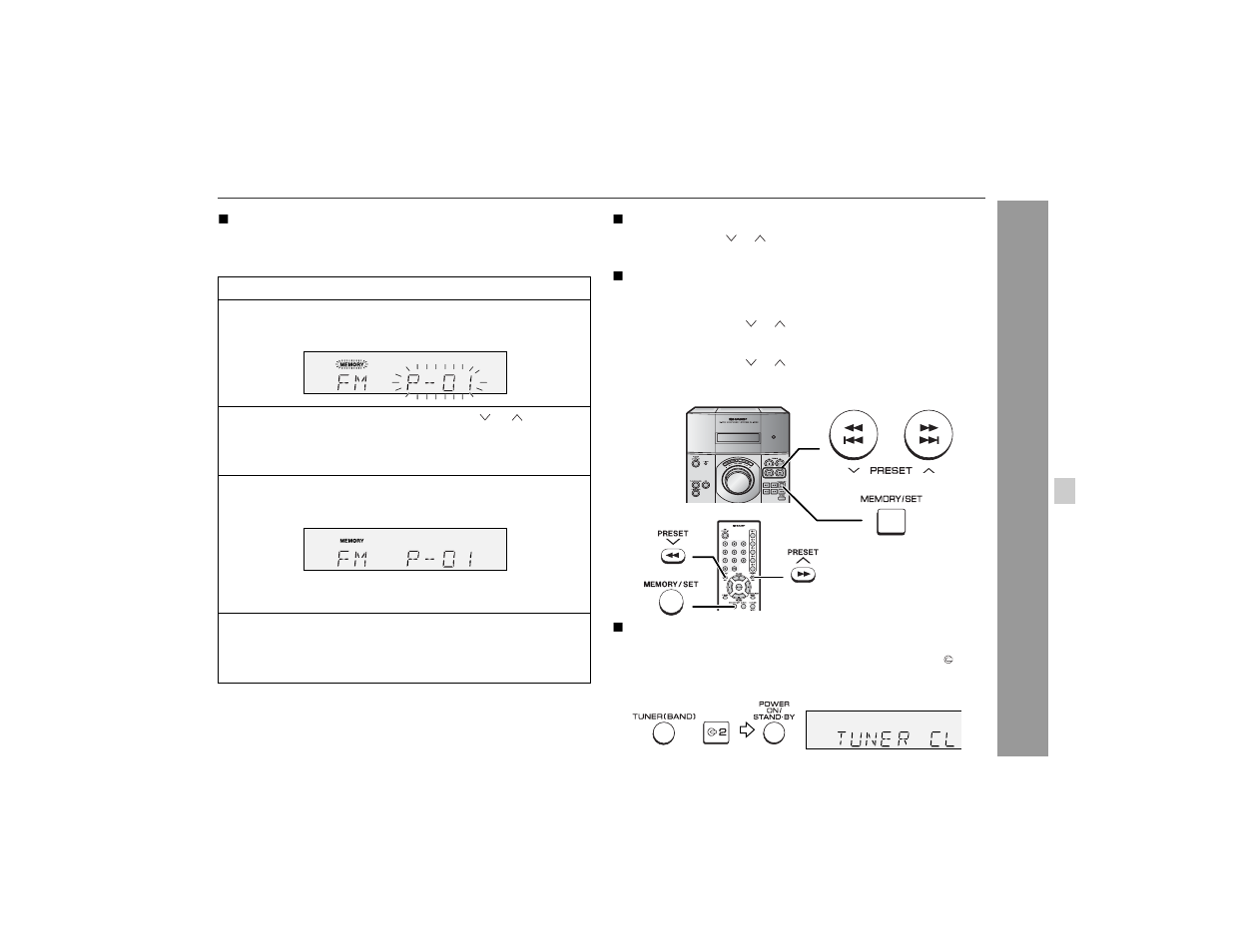 Radio | Sharp XL-ES50 User Manual | Page 23 / 31