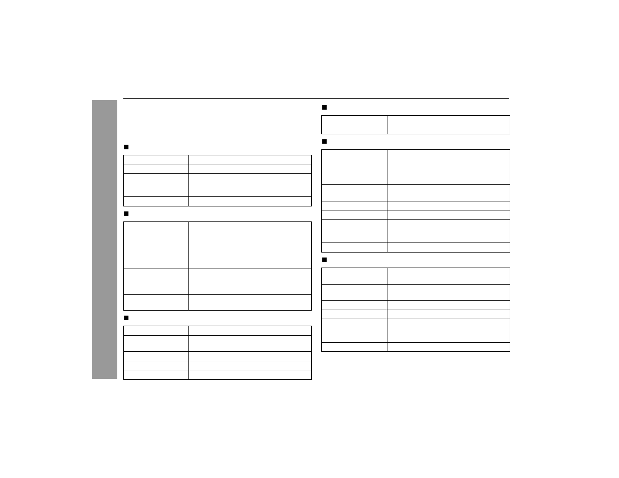 Specifications, Re fe re nces | Sharp XL-ES50 User Manual | Page 30 / 31