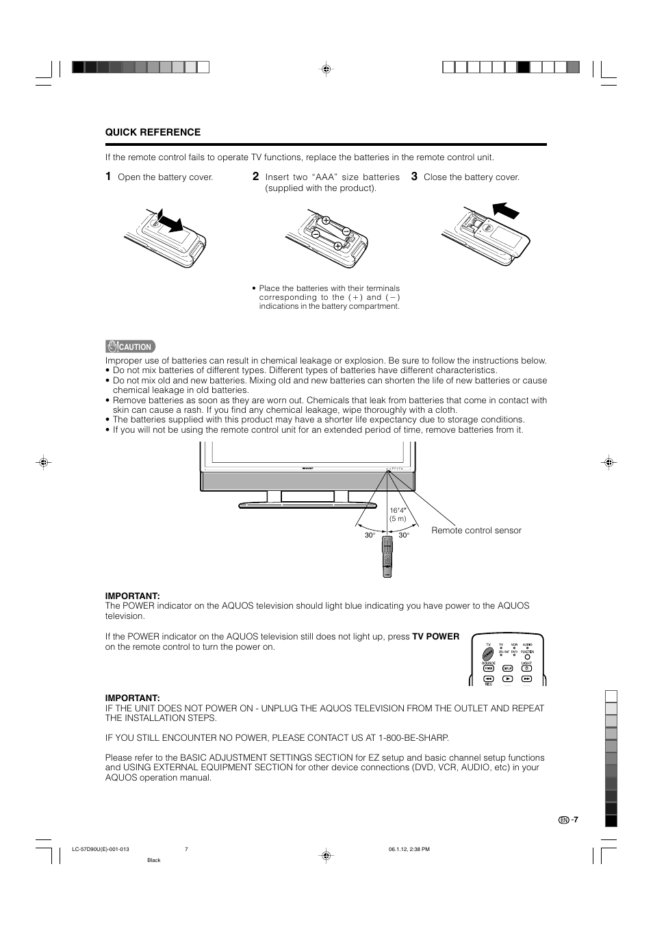 Sharp Aquos LC 57D90U User Manual | Page 8 / 78