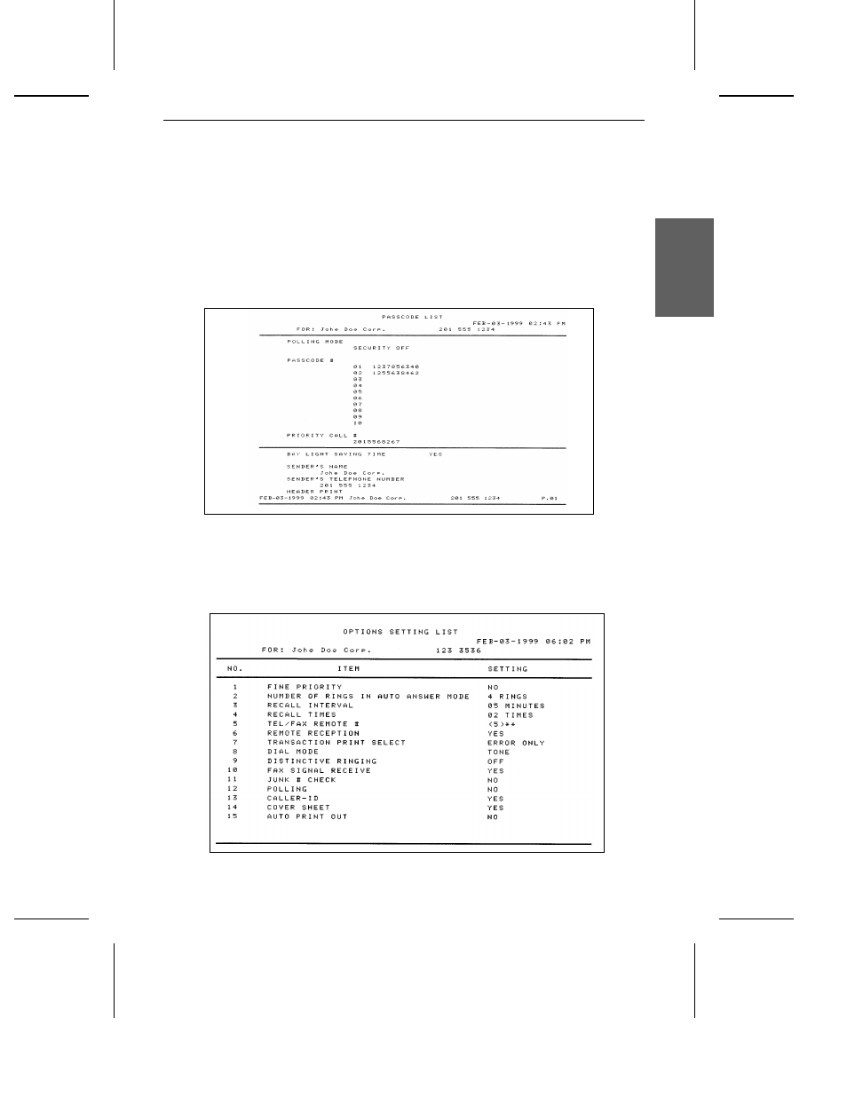 Sharp UX-460 User Manual | Page 123 / 152