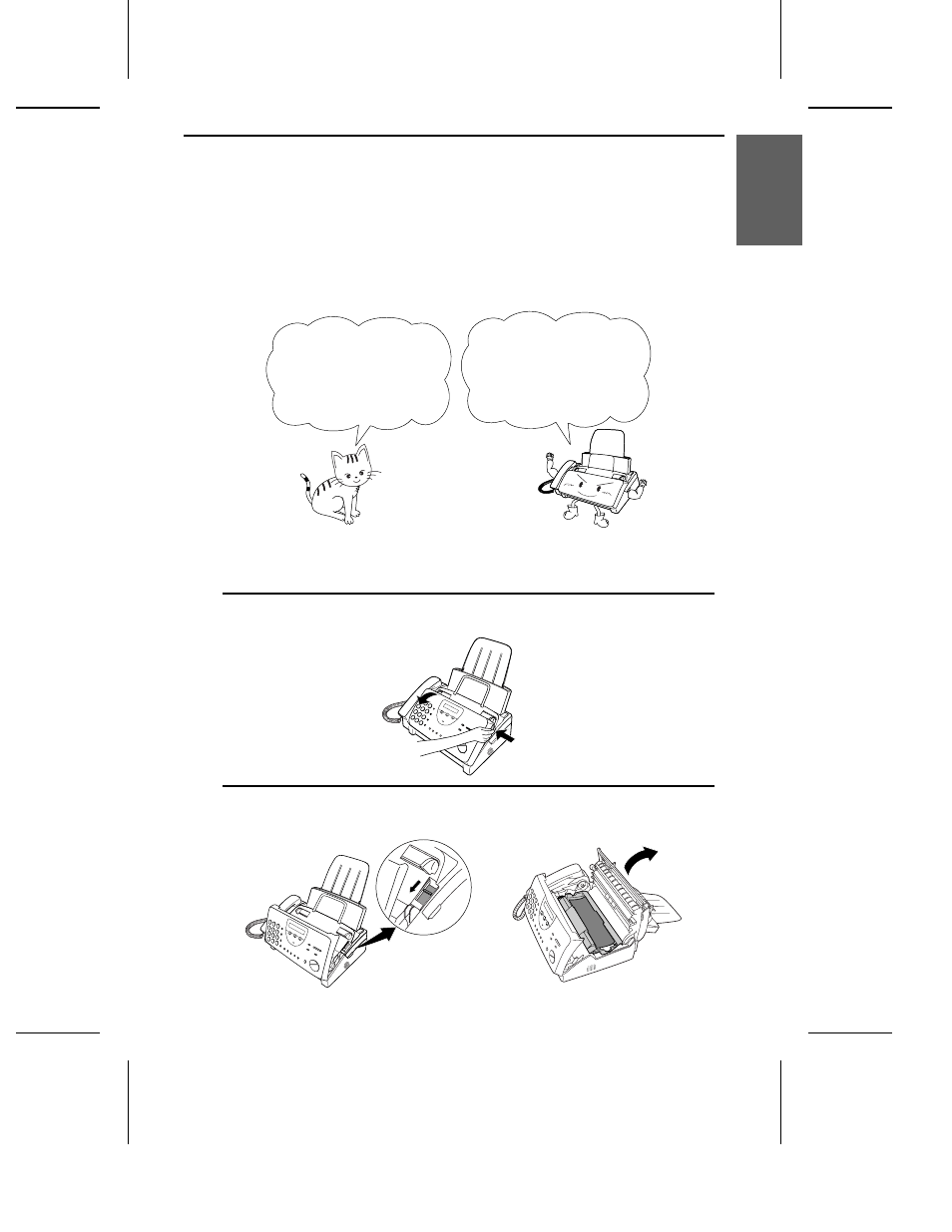 Loading the imaging film | Sharp UX-460 User Manual | Page 19 / 152