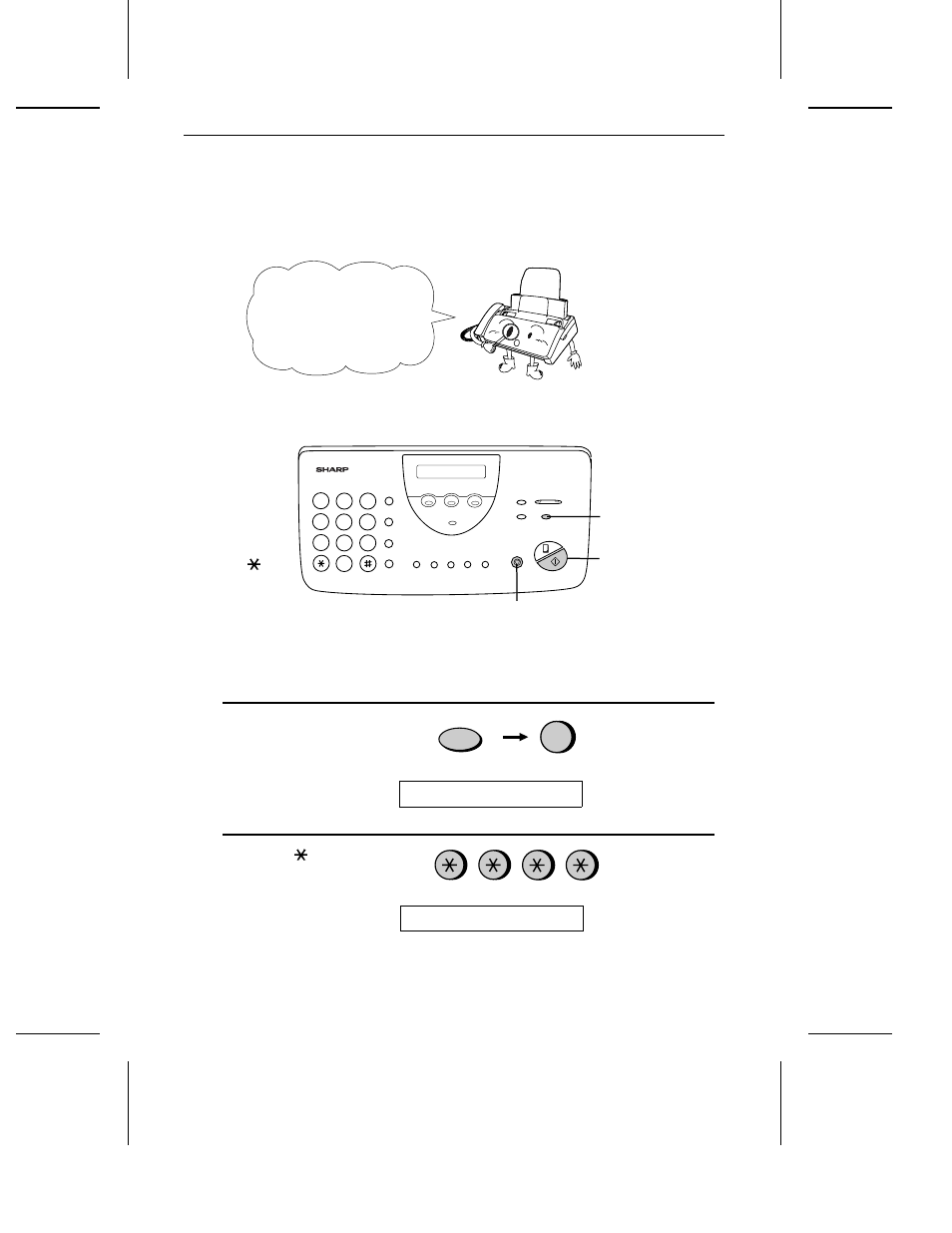 Setting the date and time | Sharp UX-460 User Manual | Page 30 / 152