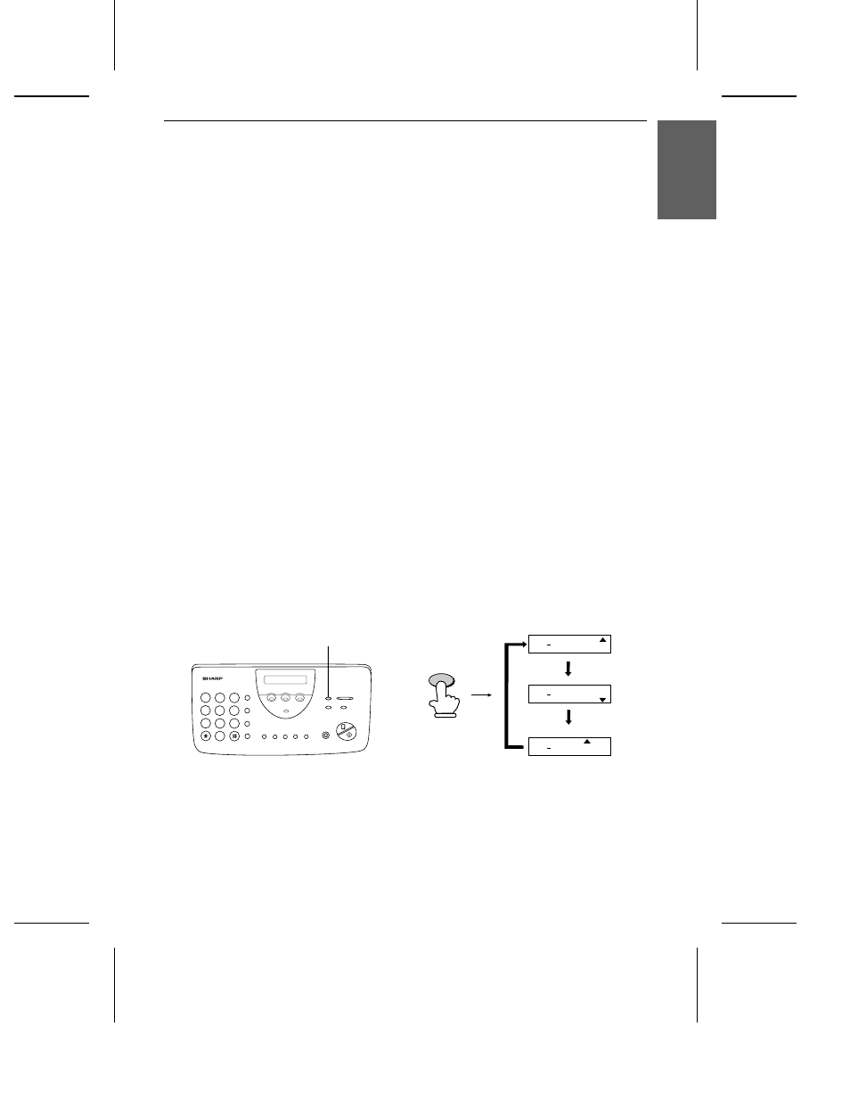 Selecting the reception mode, Reception mode key, Selecting the reception mode 31 | Sharp UX-460 User Manual | Page 33 / 152