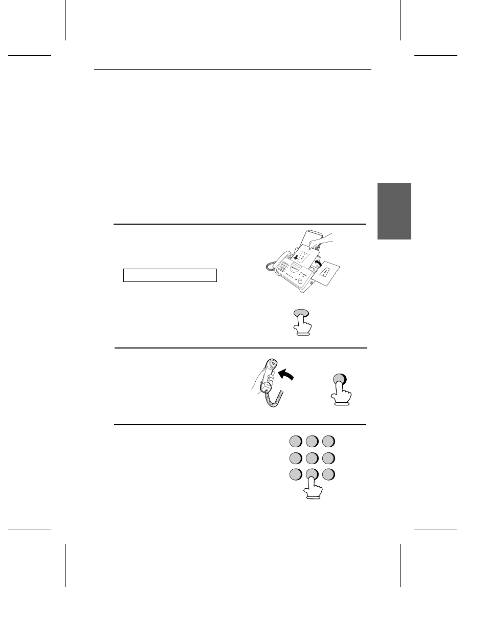 Sending a fax by normal dialing | Sharp UX-460 User Manual | Page 67 / 152