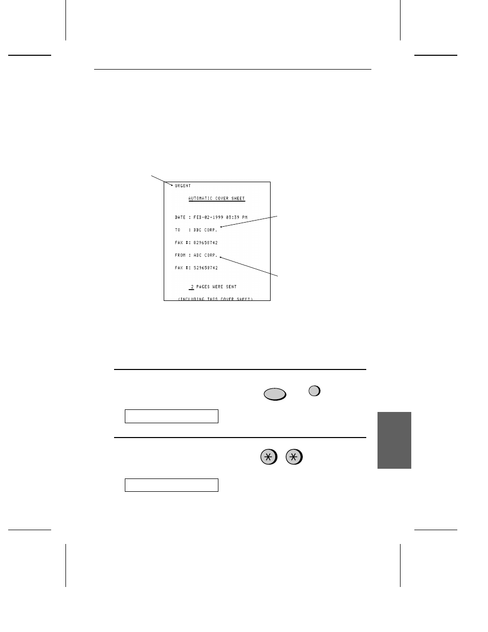 Cover sheet | Sharp UX-460 User Manual | Page 99 / 152