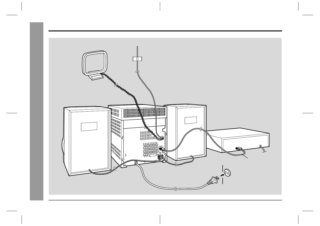 System connections | Sharp CD-BA2600 User Manual | Page 10 / 32