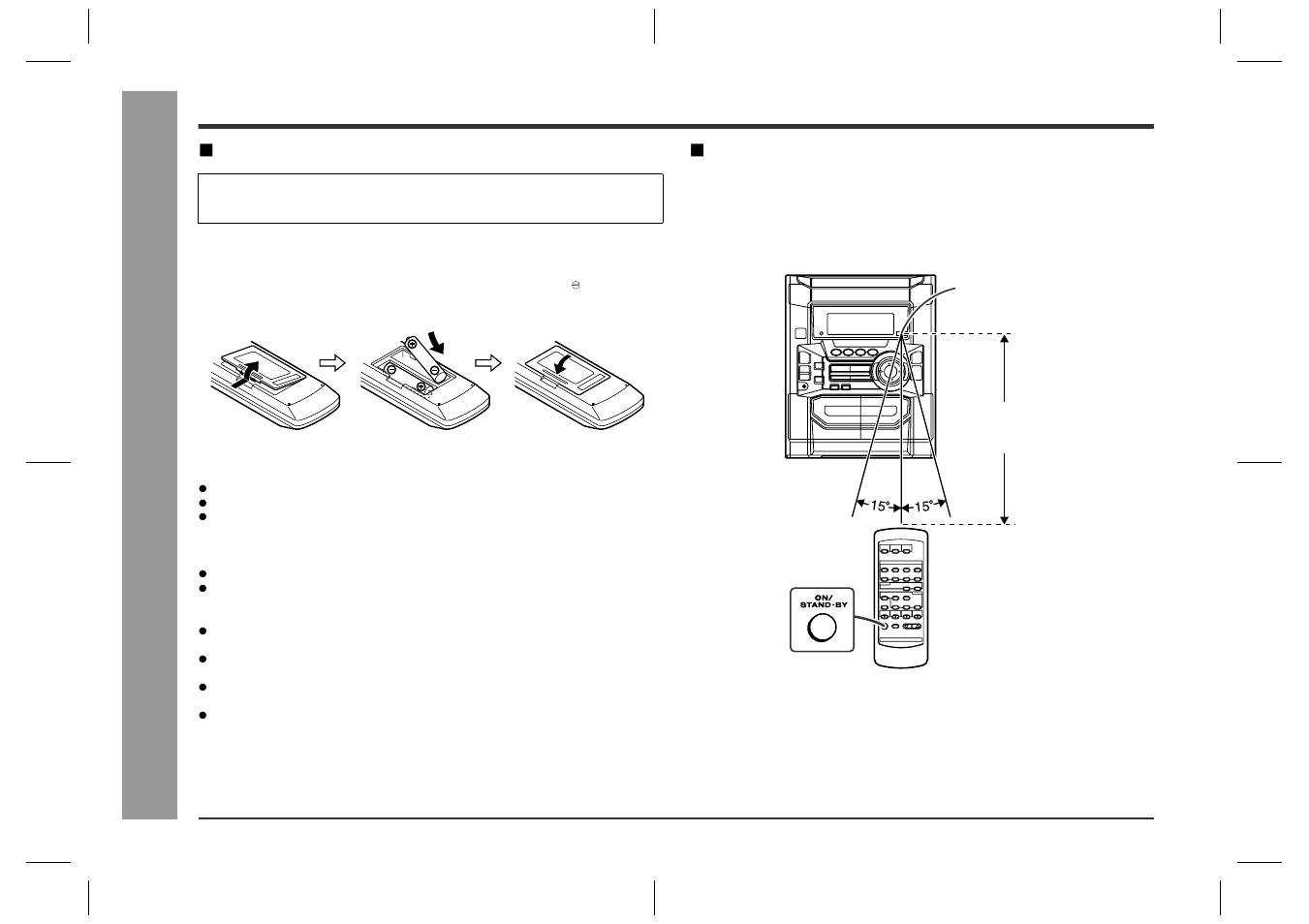 Remote control | Sharp CD-BA2600 User Manual | Page 12 / 32