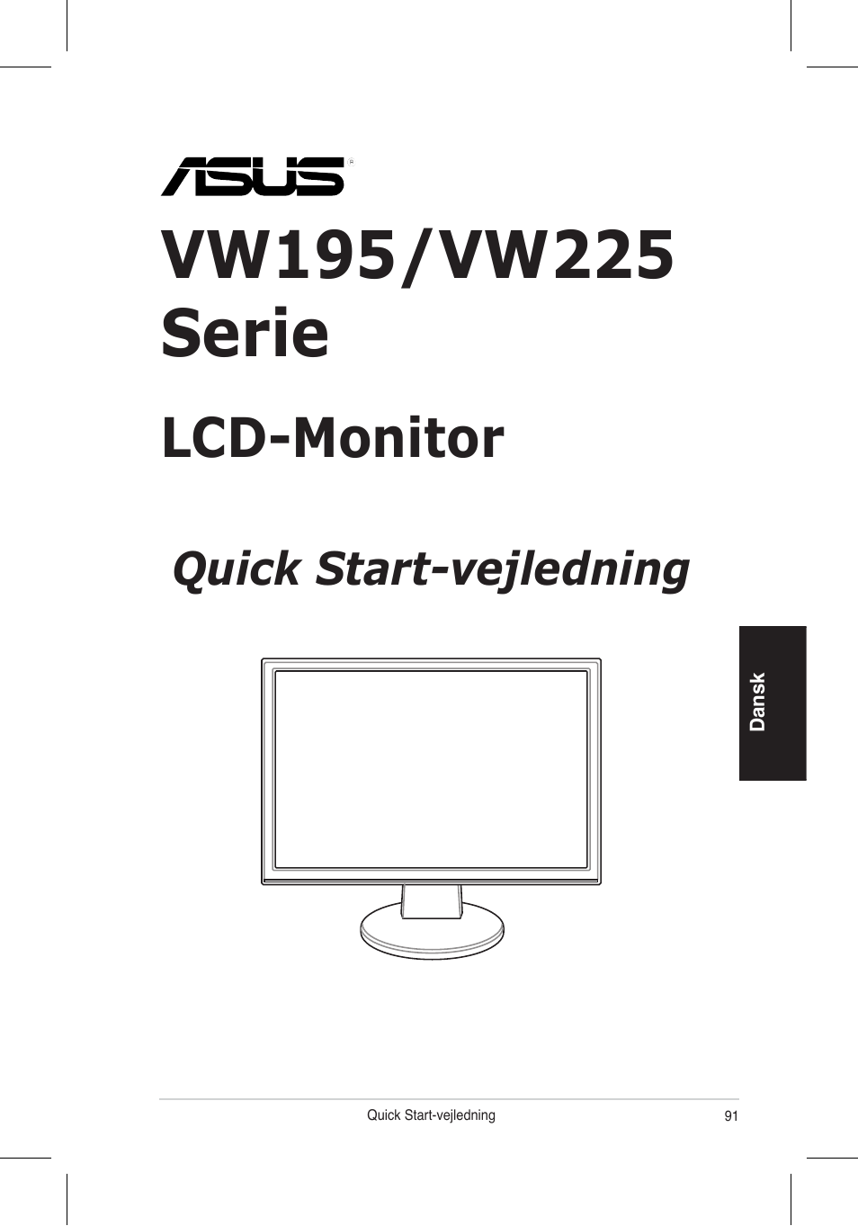 Lcd-monitor | Asus VW195 User Manual | Page 93 / 170