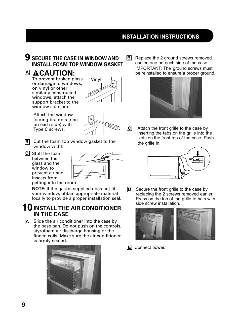 Caution | Sharp AF-Q100RX User Manual | Page 10 / 24