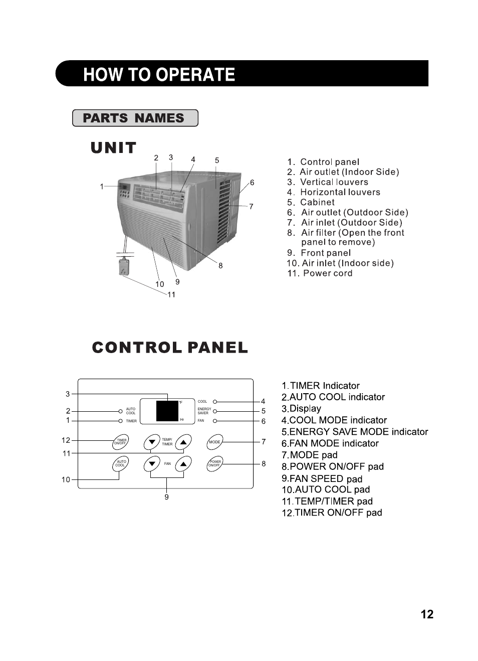 Speed | Sharp AF-Q100RX User Manual | Page 13 / 24