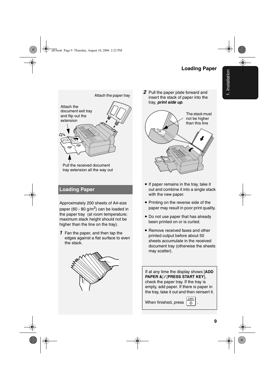 Sharp UX-B800 User Manual | Page 11 / 74