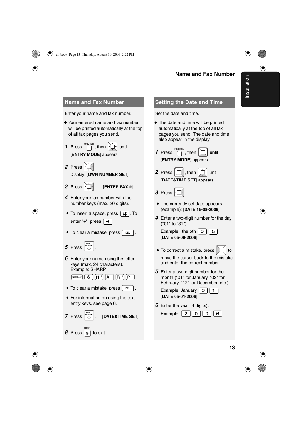 Sharp UX-B800 User Manual | Page 15 / 74