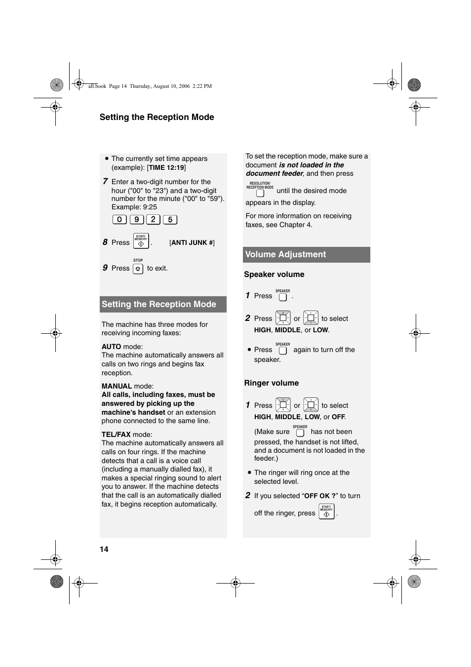 Sharp UX-B800 User Manual | Page 16 / 74