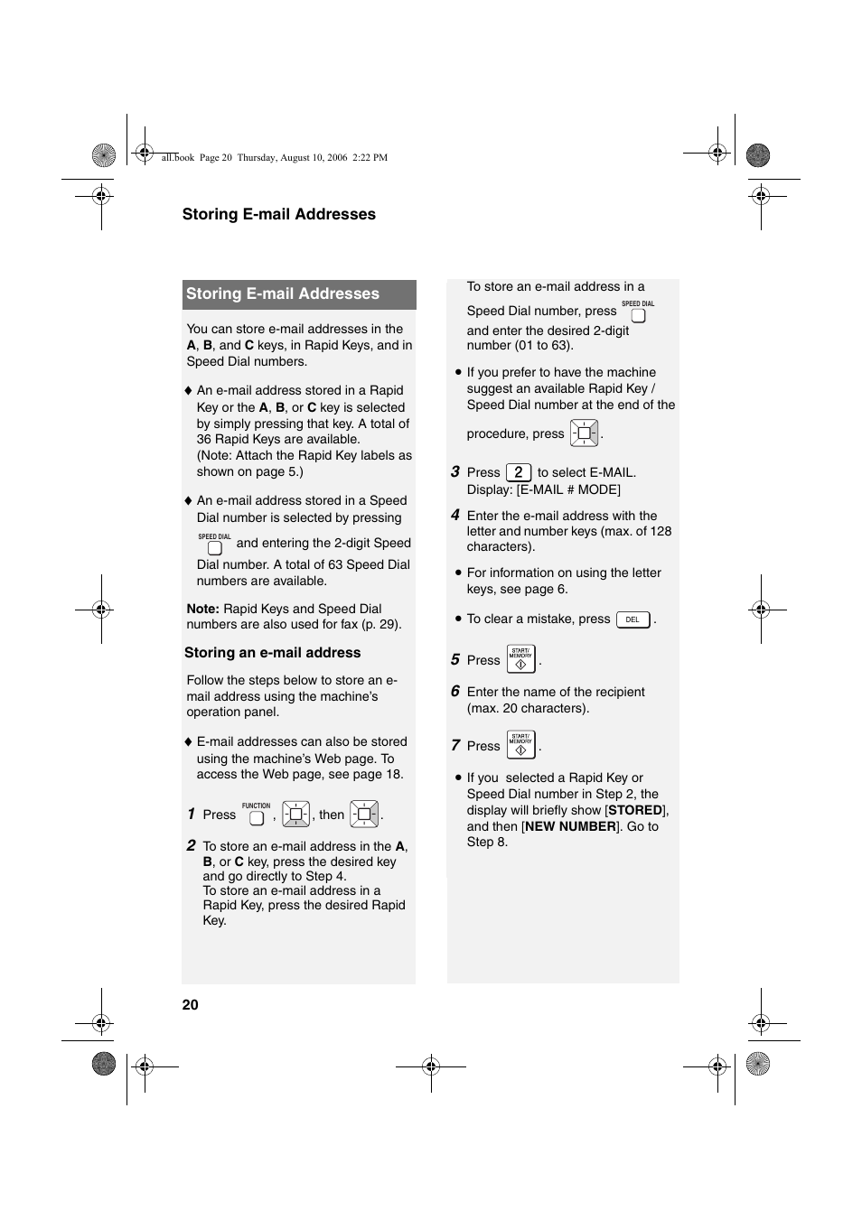 Sharp UX-B800 User Manual | Page 22 / 74