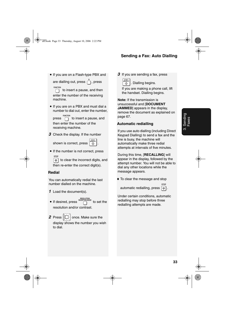 Sharp UX-B800 User Manual | Page 35 / 74