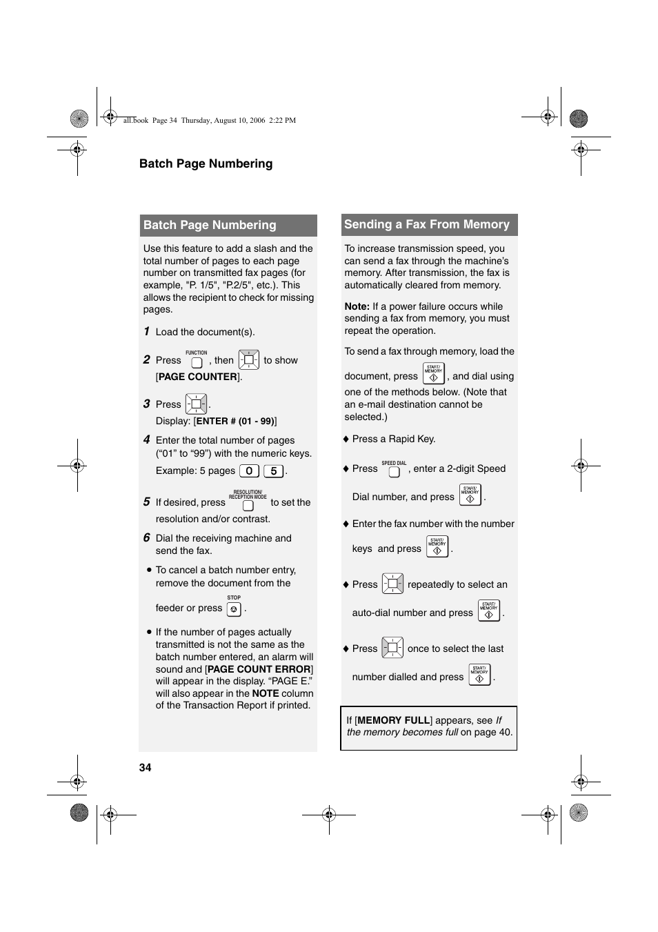 Sharp UX-B800 User Manual | Page 36 / 74