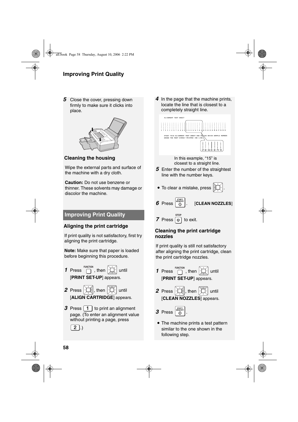 Sharp UX-B800 User Manual | Page 60 / 74