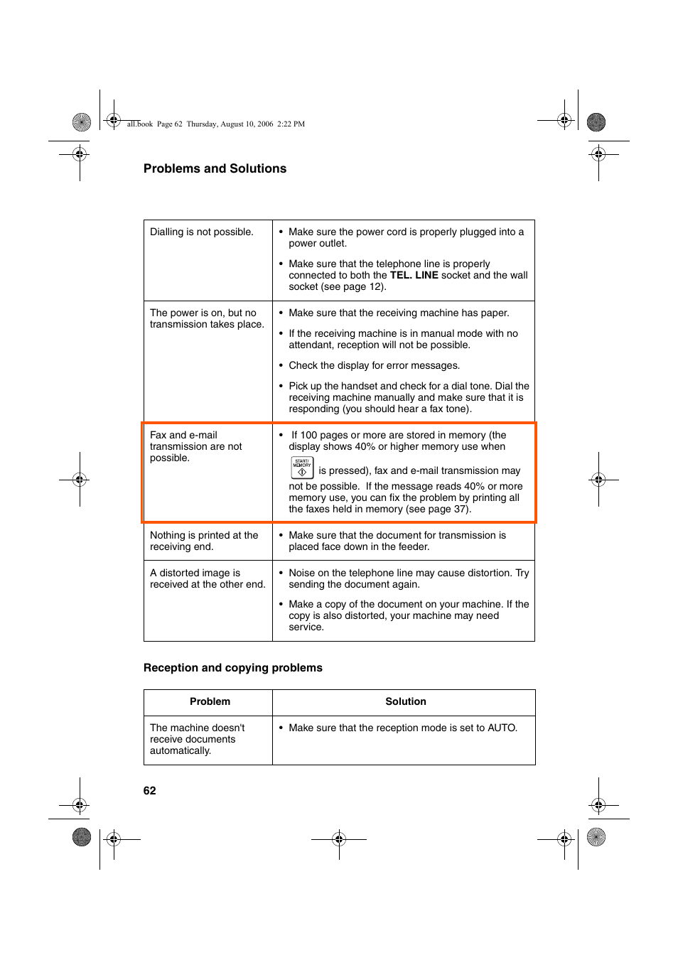 Sharp UX-B800 User Manual | Page 64 / 74