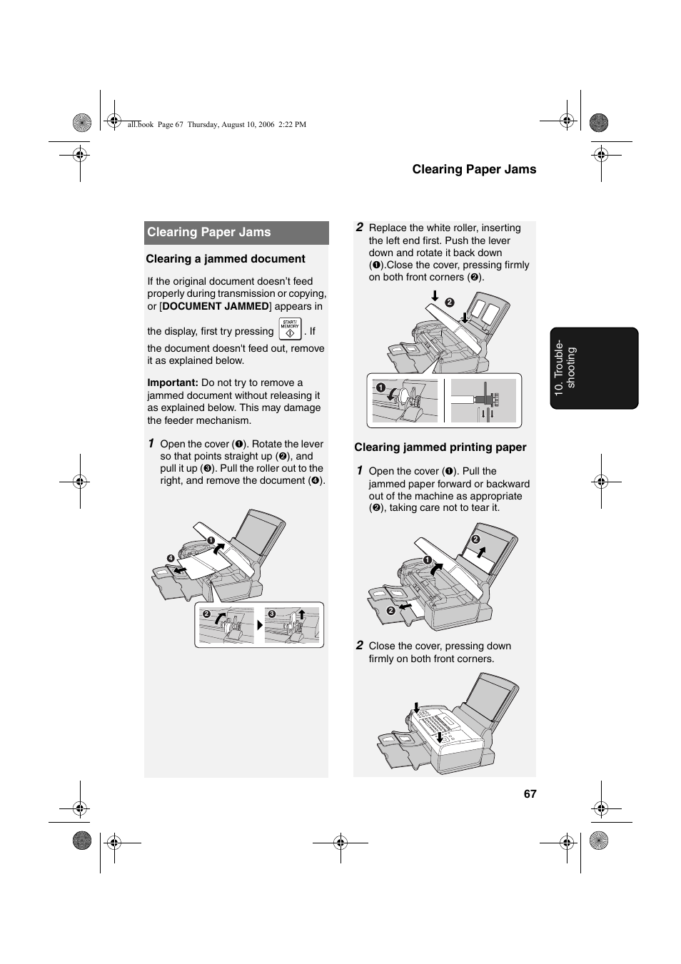 Sharp UX-B800 User Manual | Page 69 / 74