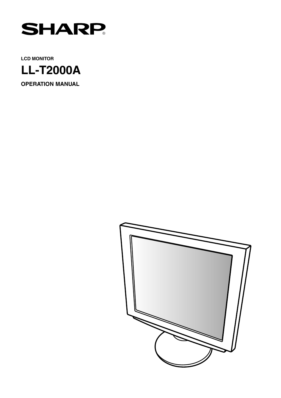 Sharp LL-T2000A User Manual | 28 pages