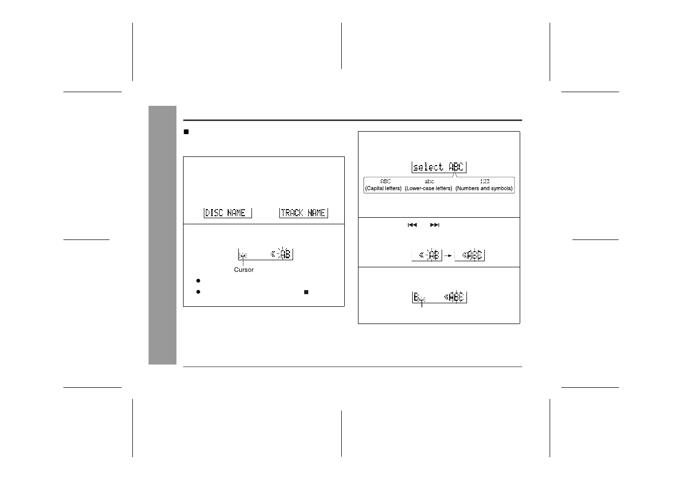 Titling a minidisc, Ad v a nc ed fea tur es | Sharp MD-MT88H User Manual | Page 36 / 52