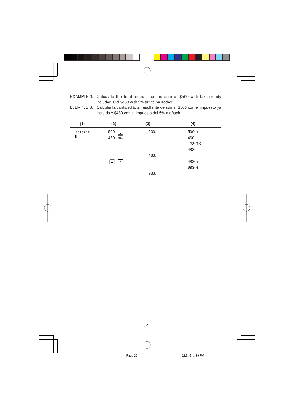 Sharp VX-2652H User Manual | Page 34 / 40