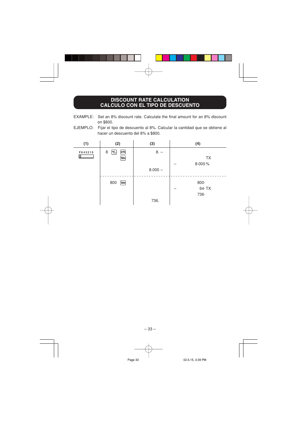 Sharp VX-2652H User Manual | Page 35 / 40