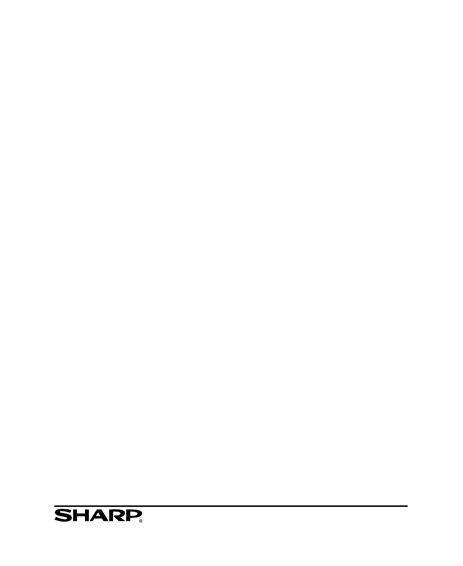 Sharp EM-H5DW User Manual | Page 14 / 14