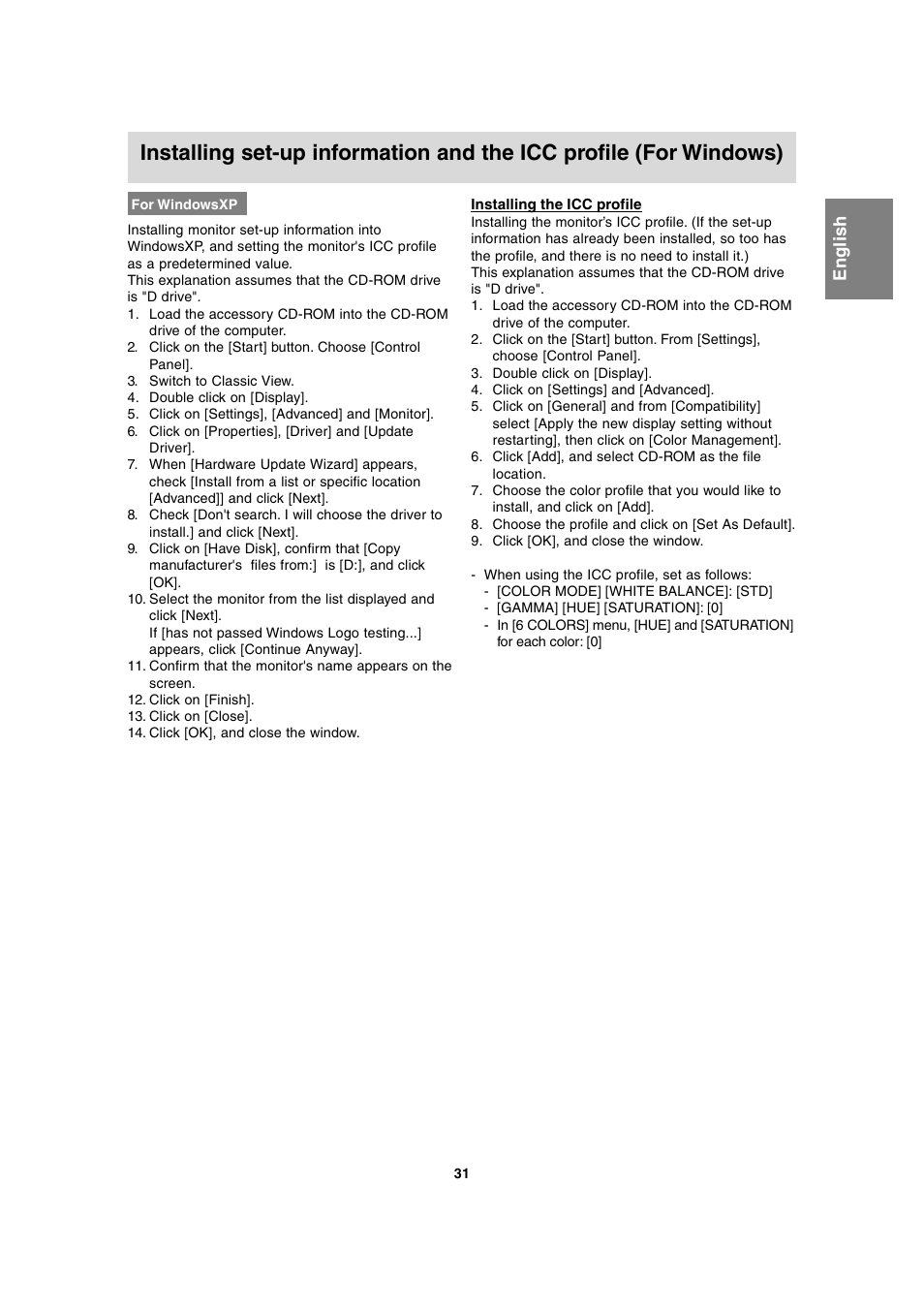 Sharp LL-T2020 User Manual | Page 31 / 148