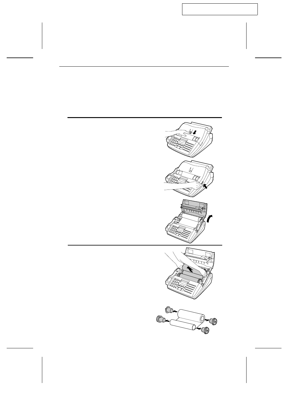 Loading the imaging film | Sharp UX-600M User Manual | Page 14 / 118