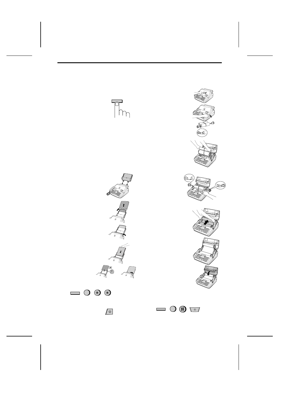 Quick reference guide, Receiving documents, Loading paper | Installing the imaging film | Sharp UX-600M User Manual | Page 5 / 118