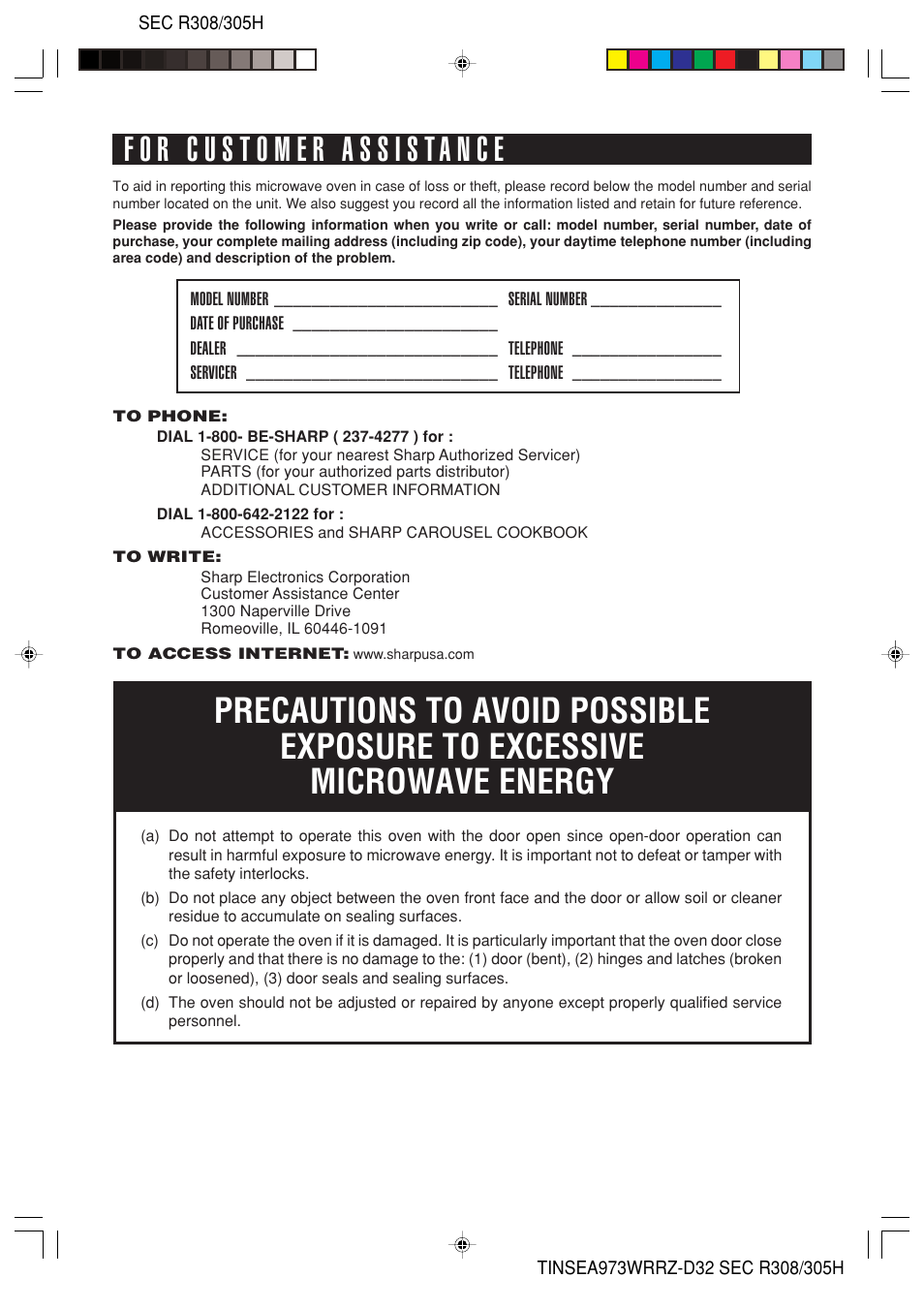 Sharp HW User Manual | Page 2 / 24