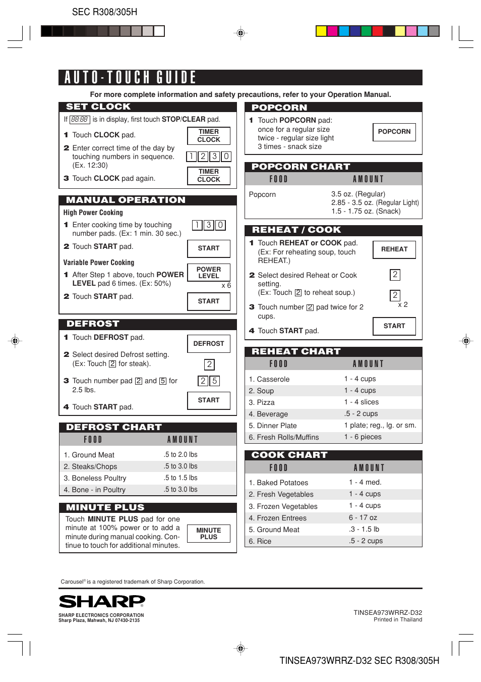 Sharp HW User Manual | Page 24 / 24