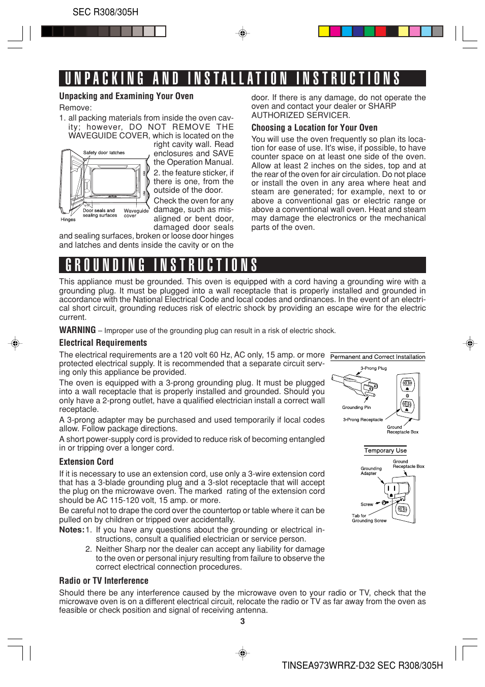 Sharp HW User Manual | Page 5 / 24