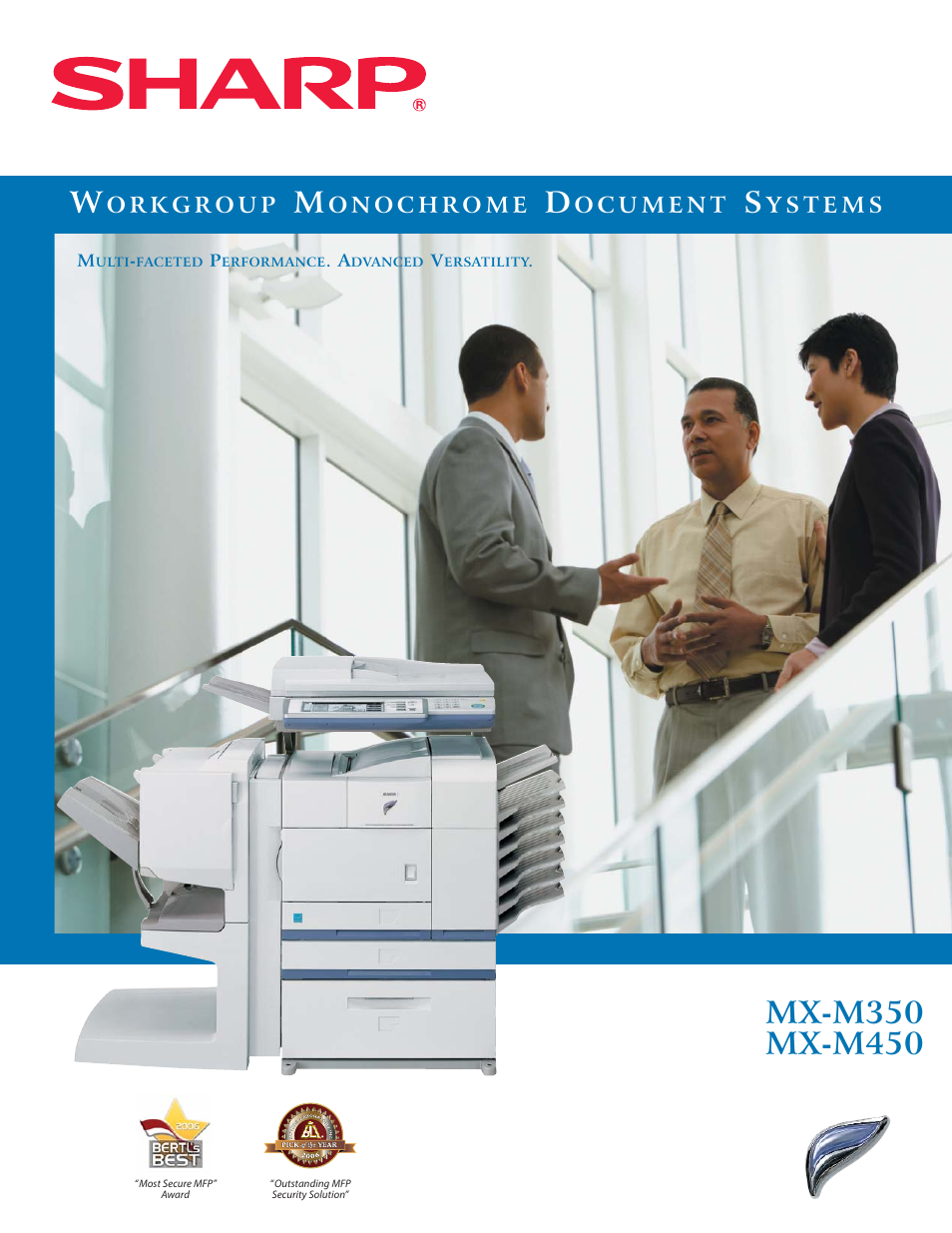 Sharp MX-M450 User Manual | 12 pages