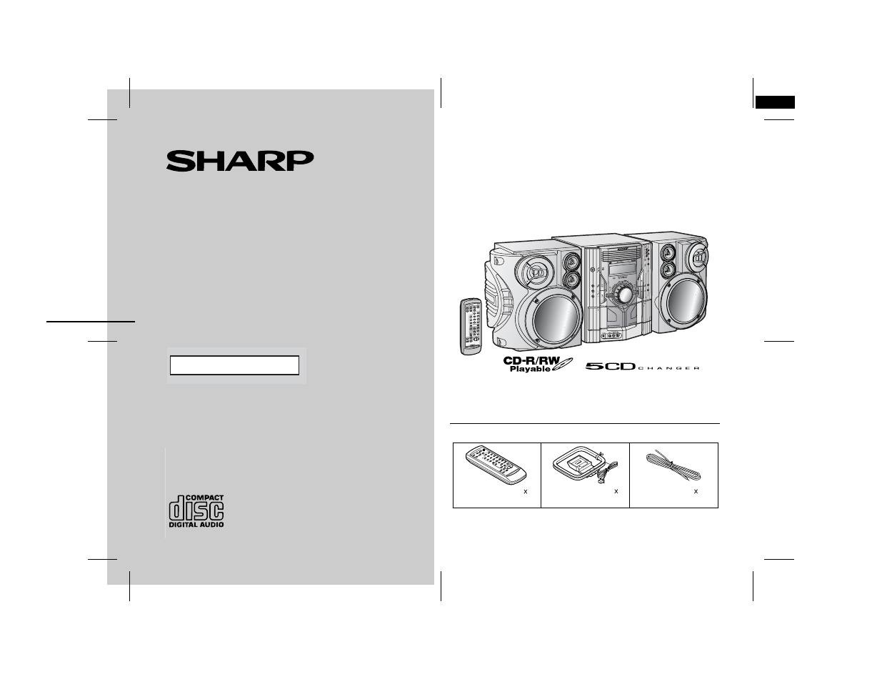 Sharp CD-ES9 User Manual | 36 pages