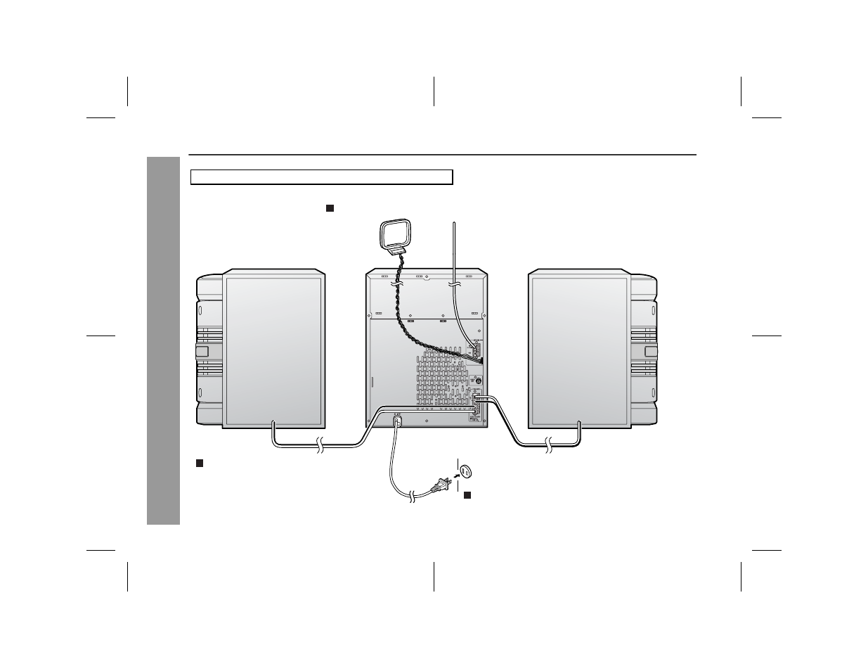 System connections | Sharp CD-ES9 User Manual | Page 10 / 36