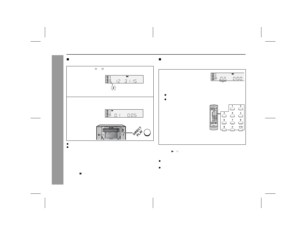 Cd p lay b a ck advanced cd playback | Sharp CD-ES9 User Manual | Page 18 / 36