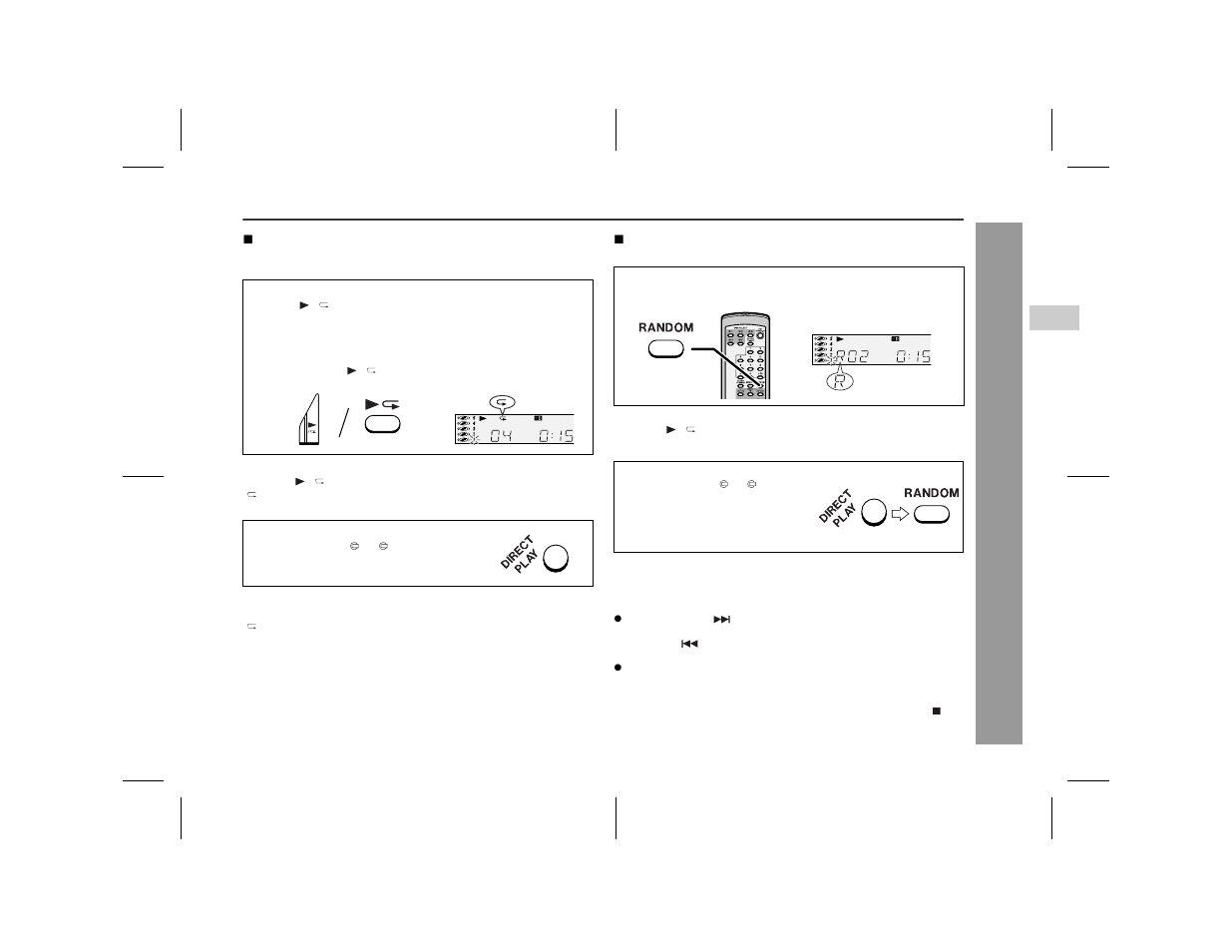 Cd p lay b a ck | Sharp CD-ES9 User Manual | Page 19 / 36