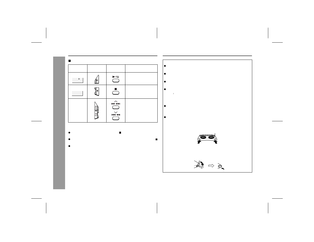 Recording on a cassette tape | Sharp CD-ES9 User Manual | Page 24 / 36