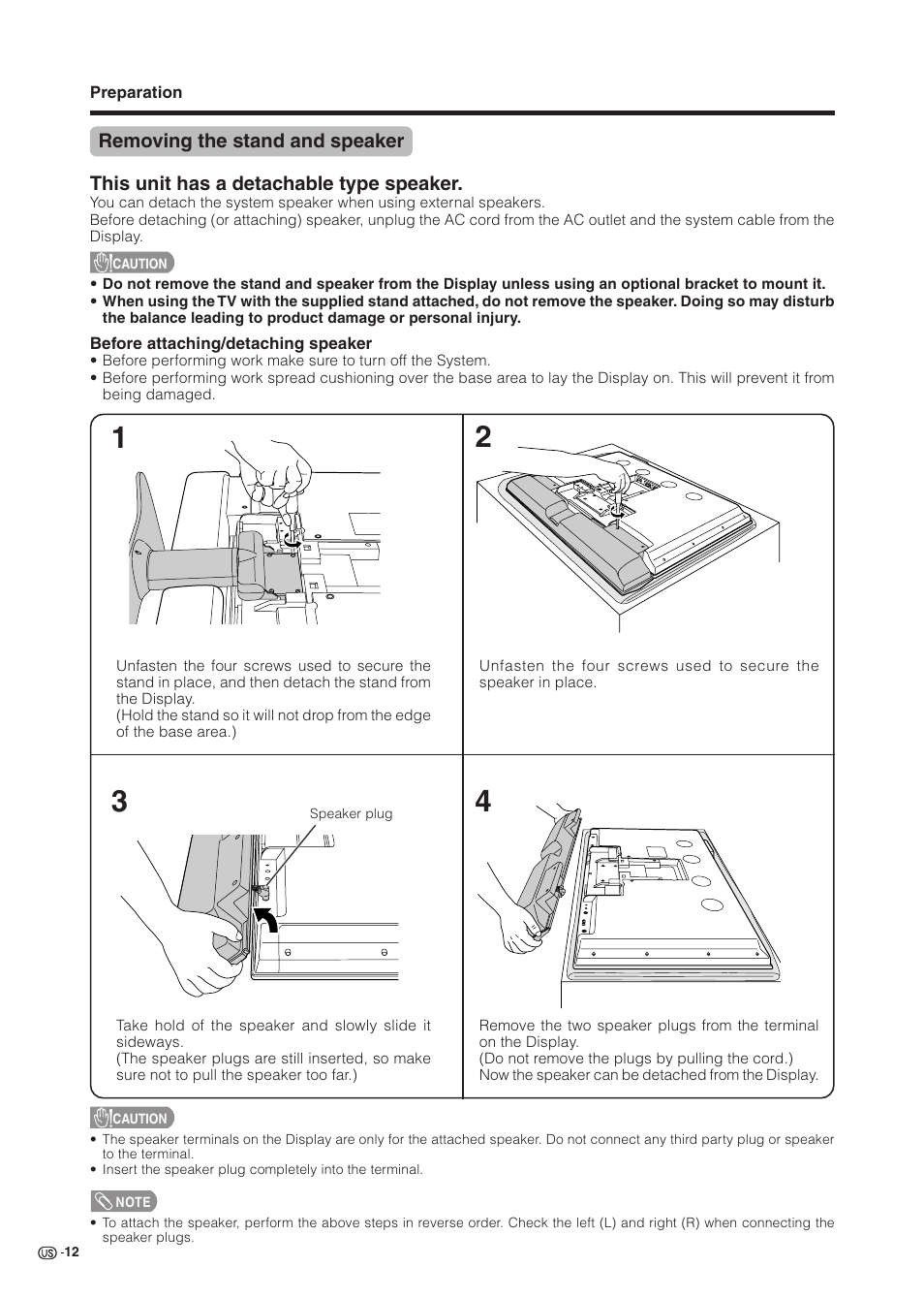 Sharp Aquos LC 37HV6U User Manual | Page 13 / 86