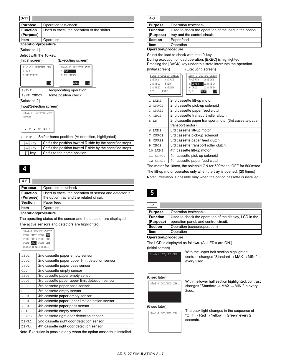 Sharp Digital Laser Copier/Printer AR-5127 User Manual | Page 35 / 94