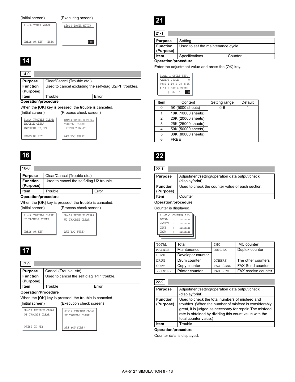 Sharp Digital Laser Copier/Printer AR-5127 User Manual | Page 41 / 94