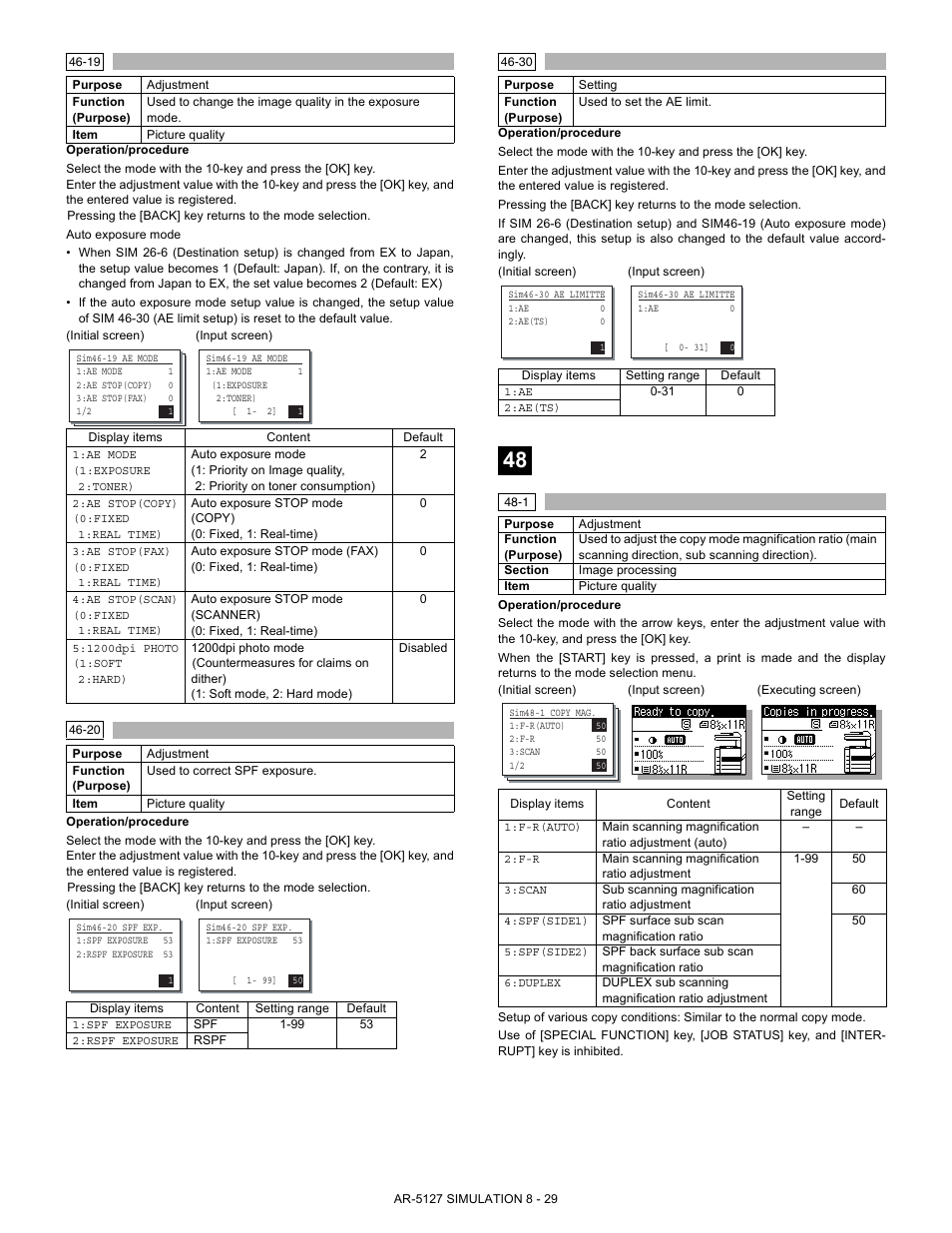 Sharp Digital Laser Copier/Printer AR-5127 User Manual | Page 57 / 94