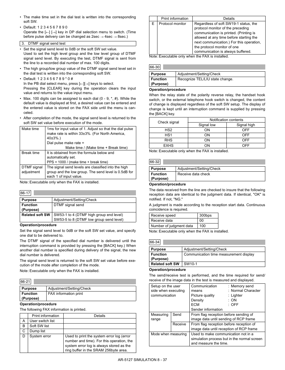 Sharp Digital Laser Copier/Printer AR-5127 User Manual | Page 65 / 94