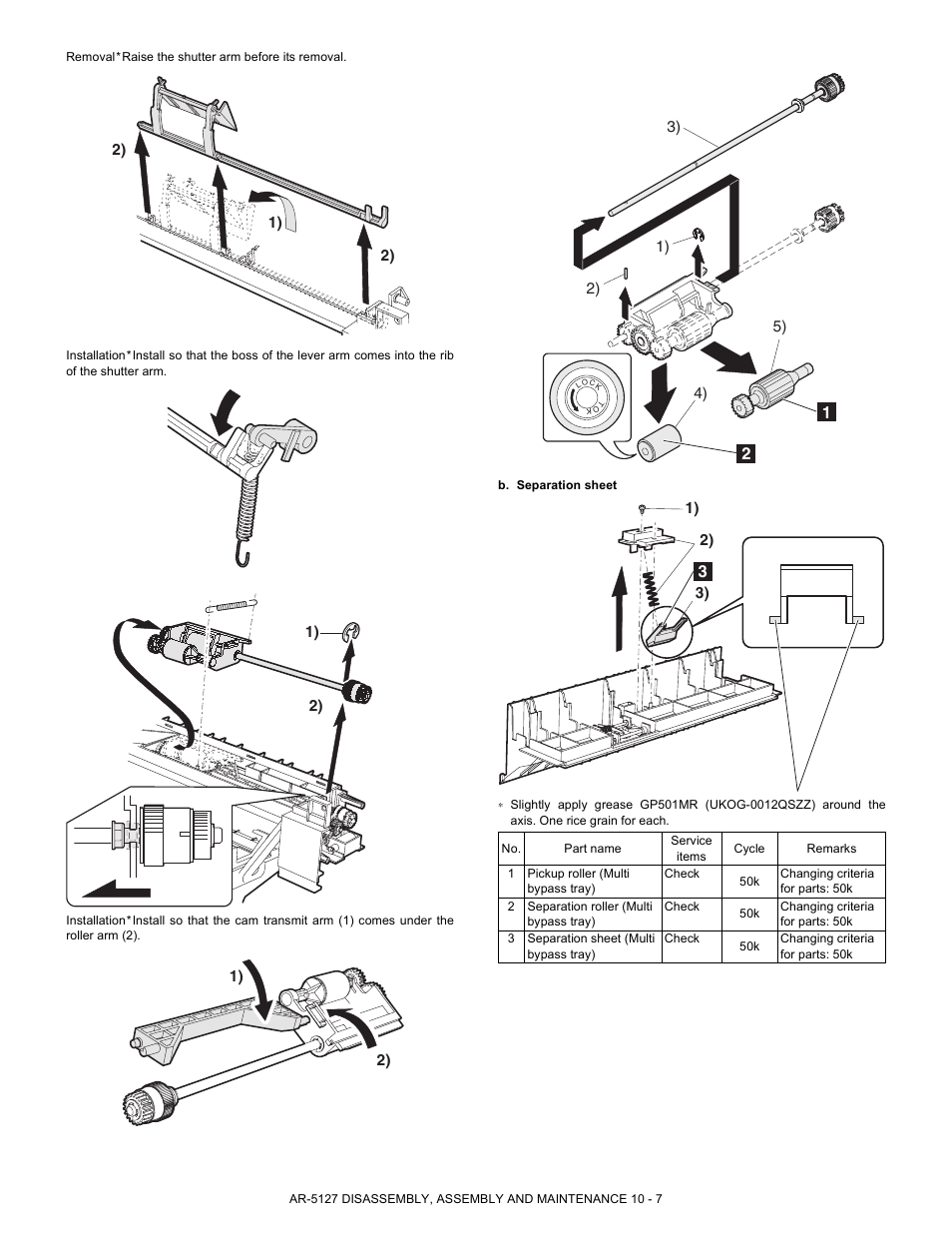 Sharp Digital Laser Copier/Printer AR-5127 User Manual | Page 83 / 94